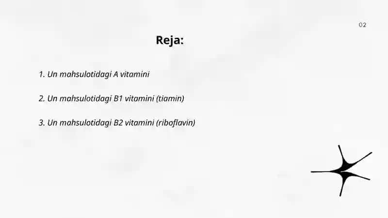 Un mahsulotdagi vitaminlar 2
