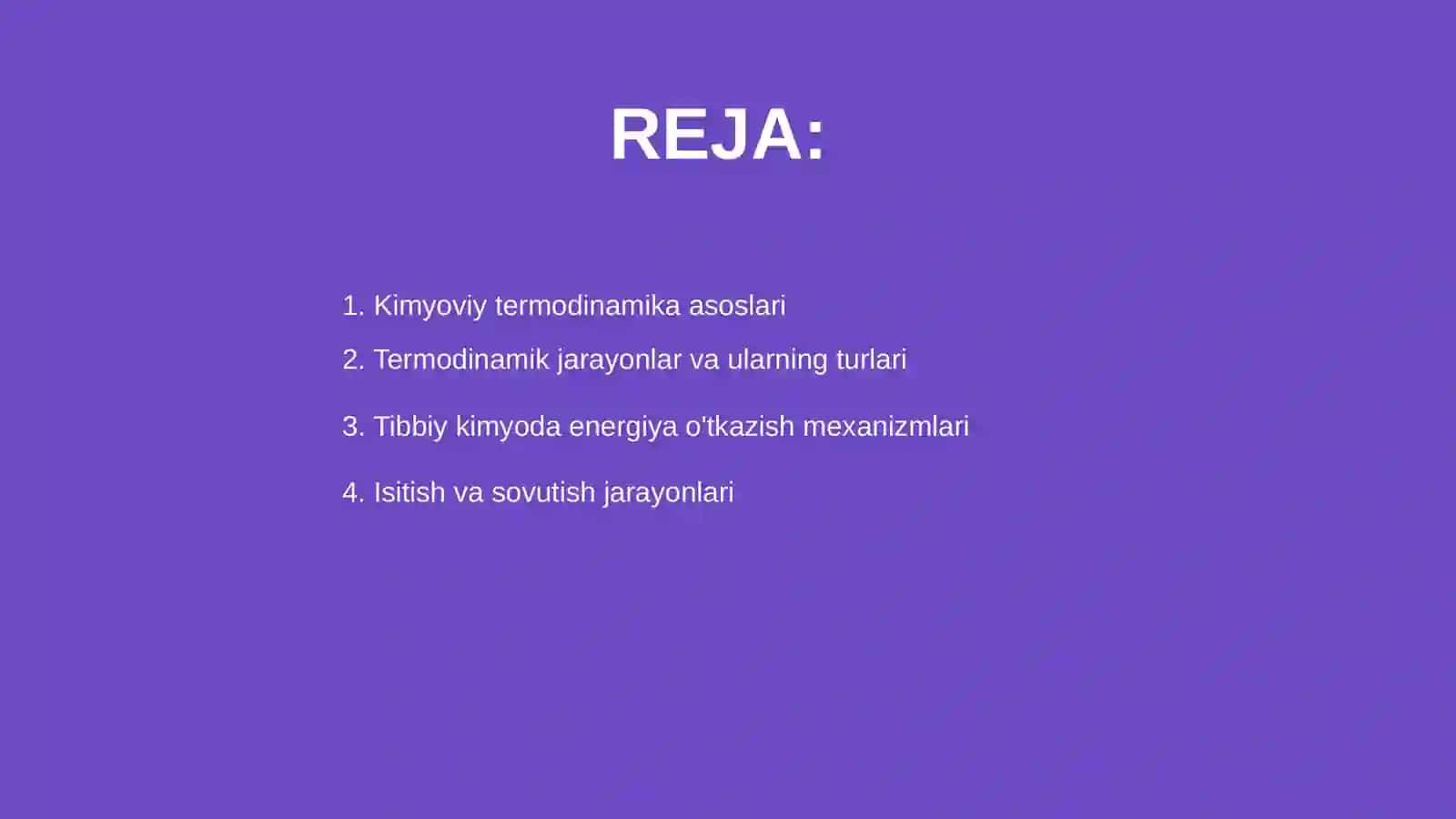 Kimyoviy termodinamika 2