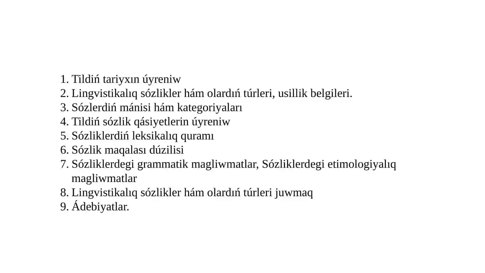 Lingvistikalıqsózliklerhámolardıńtúrleri 2