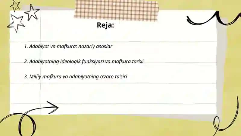 Adabiyot va mafkura: nazariy asoslar 2