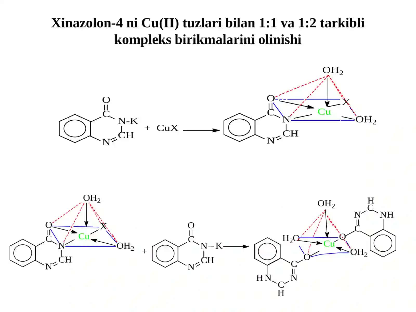 Xinazolon-4 va uning tuzlarini olinishi 2
