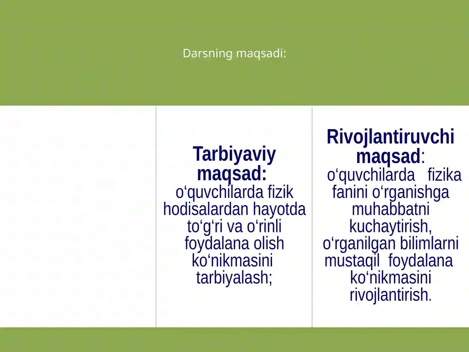 “Qattiq jismlarning mexanik xossalari” 9-sinf Fizika dars ishlanma 2