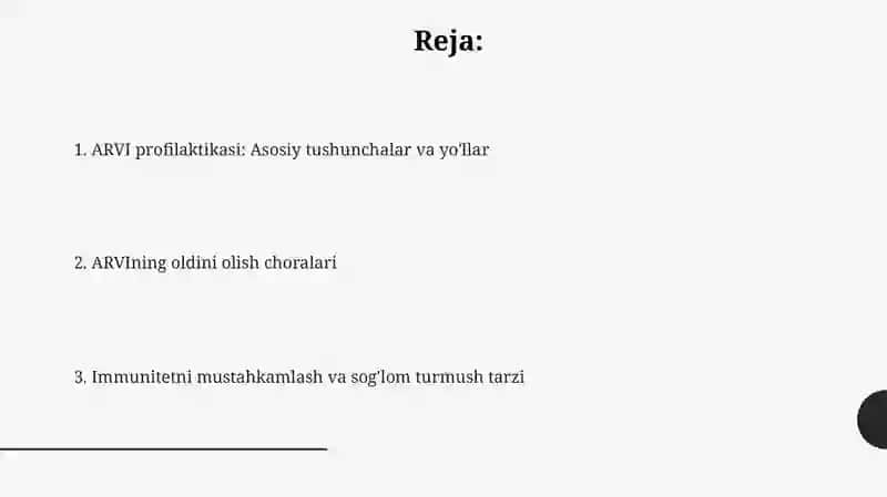ARVI profilaktikasi 2
