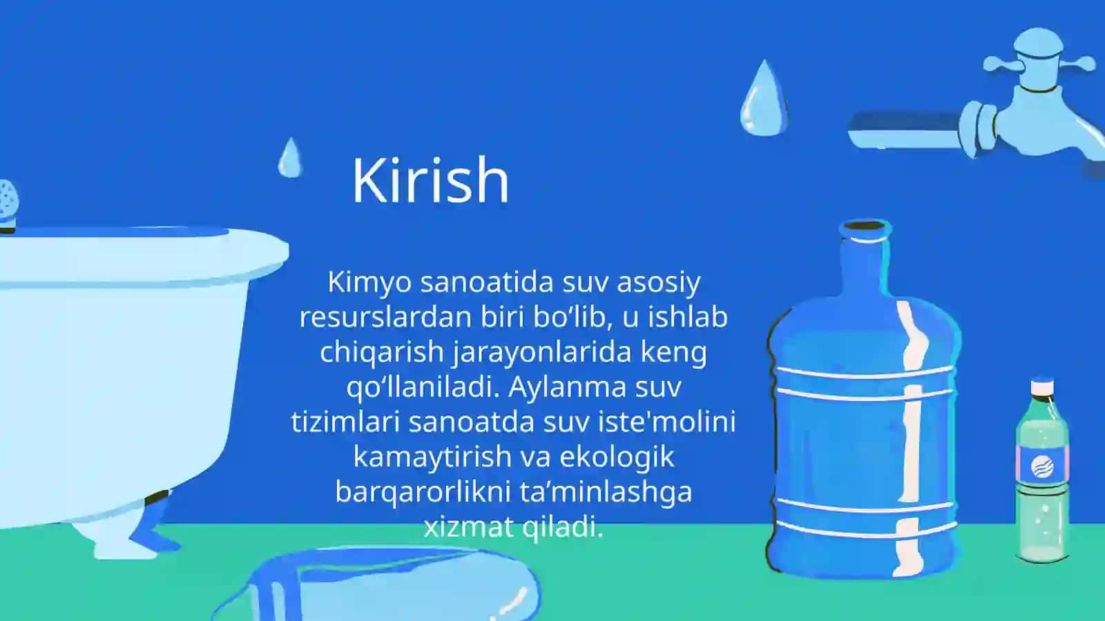 Kimyosanoatida suvi: Aylanma suvlarni tozalash va qayta ishlash usullari 2