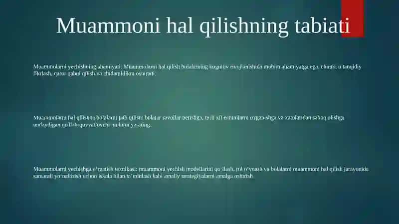 Bolalarno Masalalar Yechishga Orgatish 2