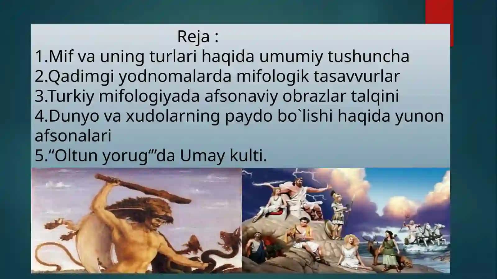 Qadimgi mif va afsonalar 2