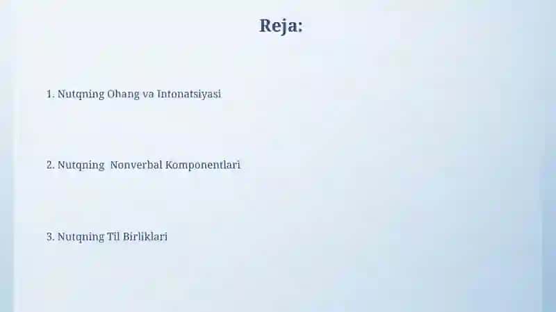 Nutqning kommunikativ belgilari 2