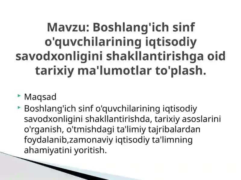 Boshlang‘ich sinf matematika darslari 2