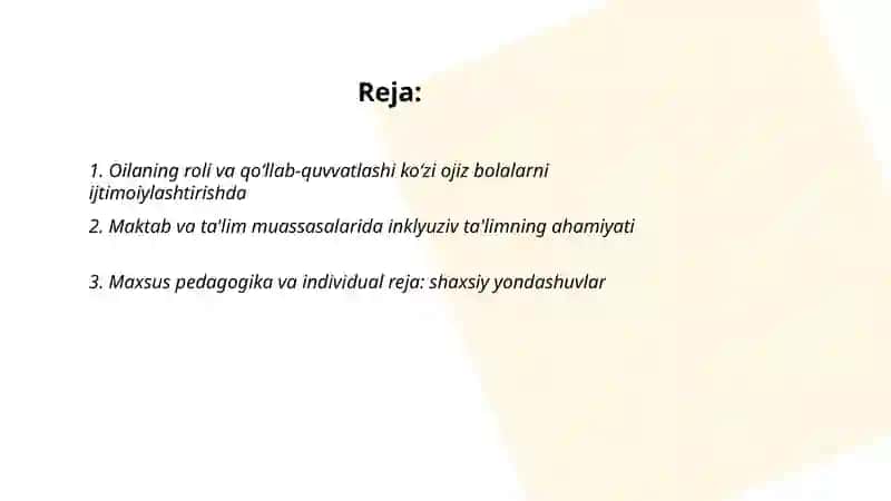 Ko'zi ojiz bolalarni ijtimoiylashtirish 2