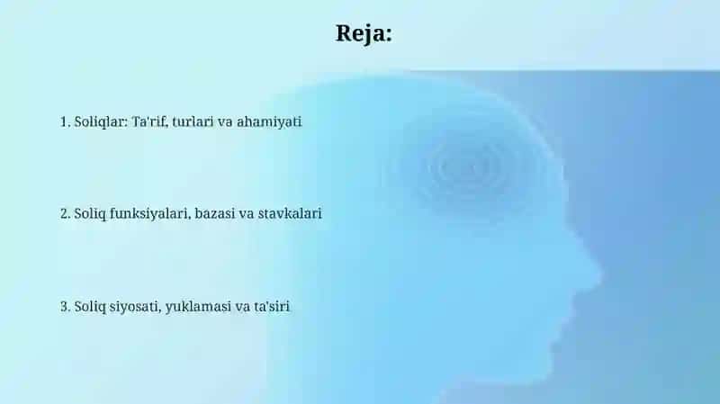 Soliqlar turlari va vazifalari 2