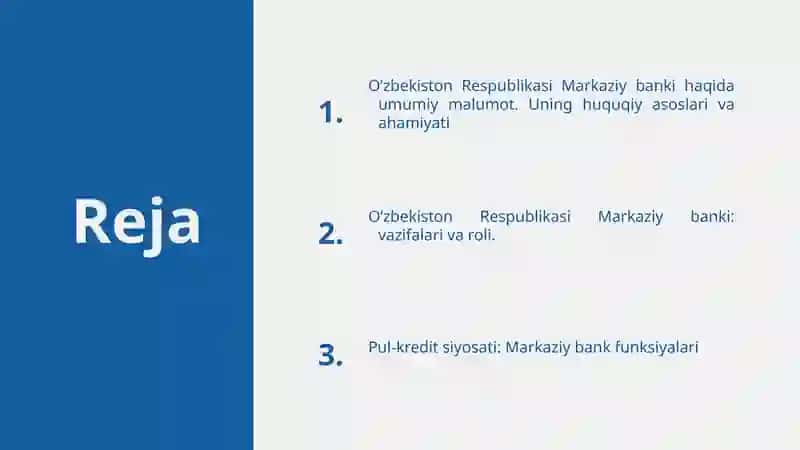 O’zbekiston Respublikasi Markaziy banki va uning funksiyalari 2