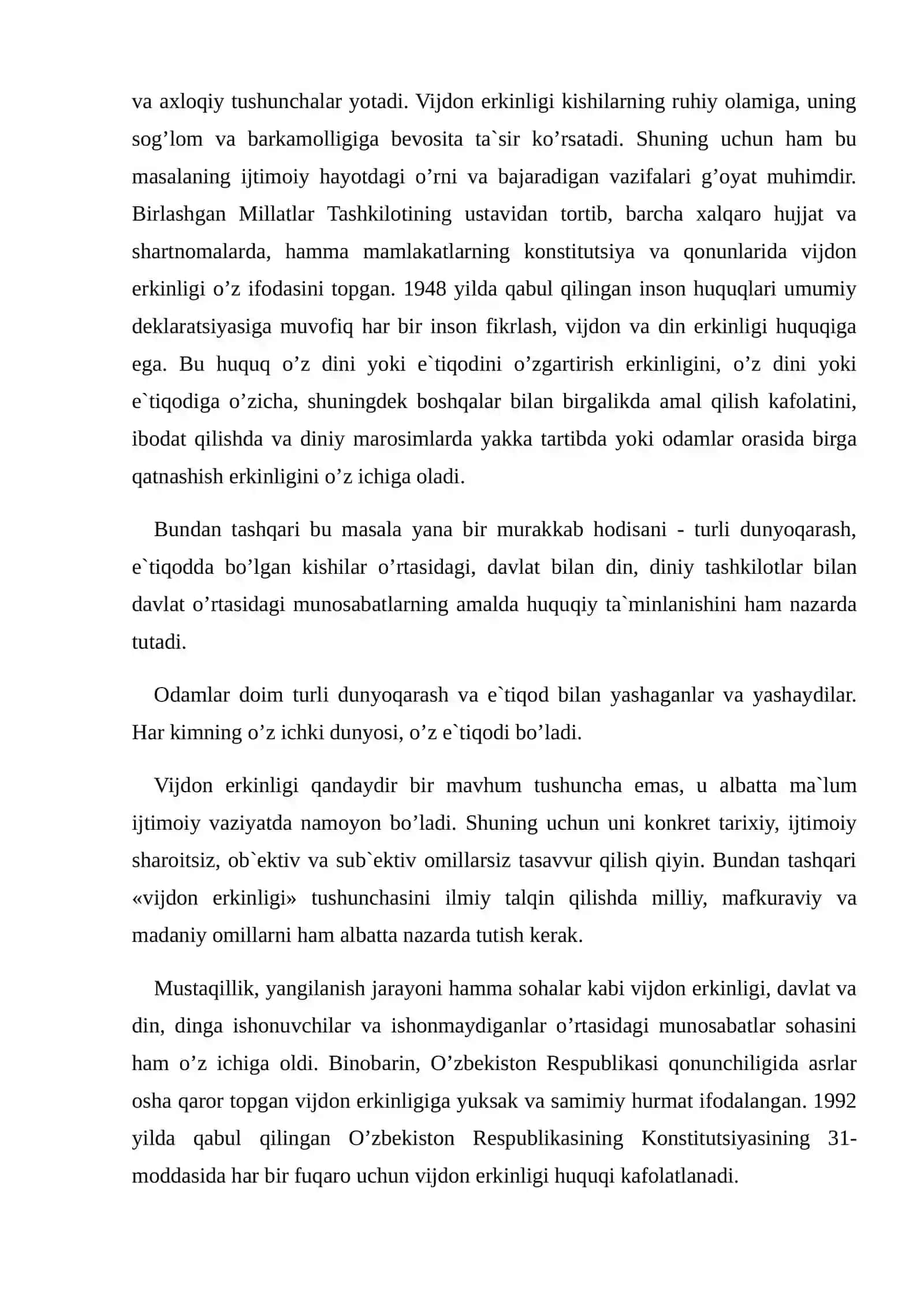 O’zbekistonda faoliyat yurituvchi diniy tashkilotlar 2