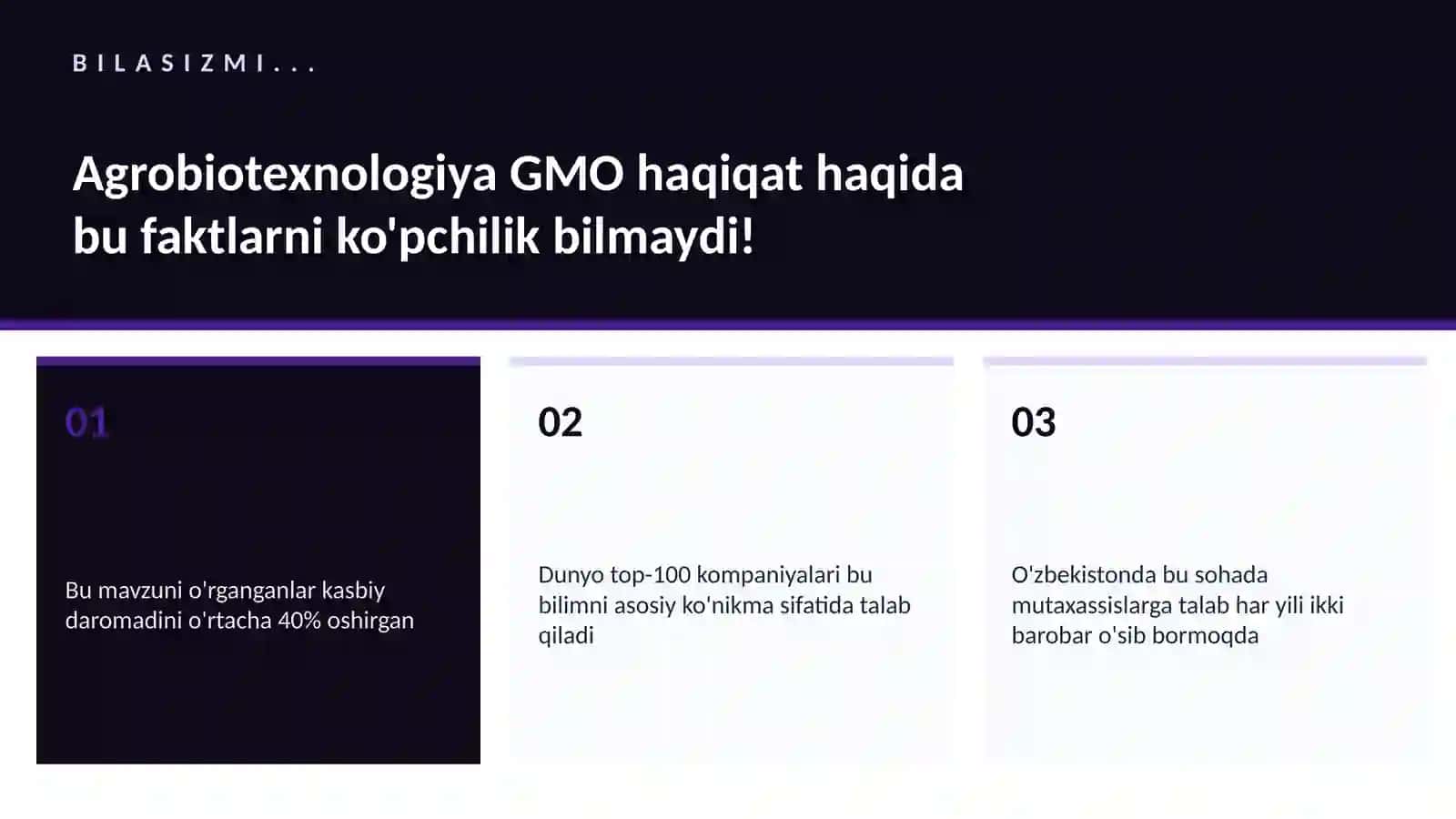 Agrobiotexnologiya GMO haqiqat 2