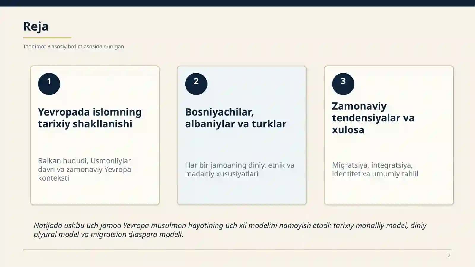 Yevropa musulmon jamoalari 2
