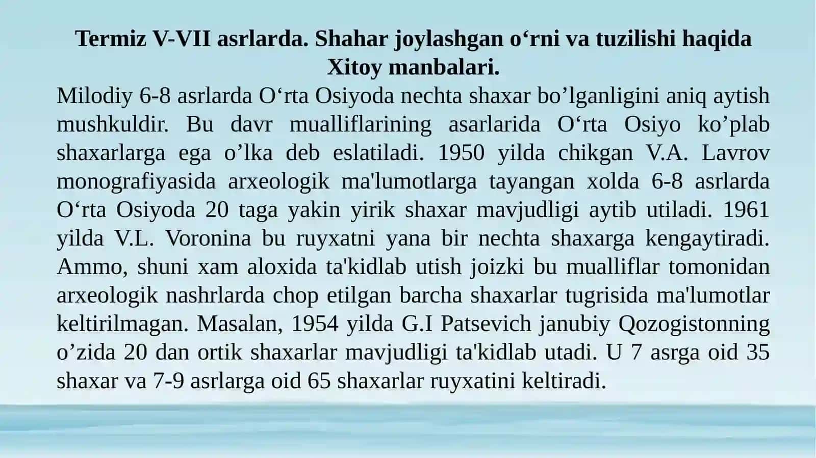 Termiz shahri va uning tarixiy yuragi 2
