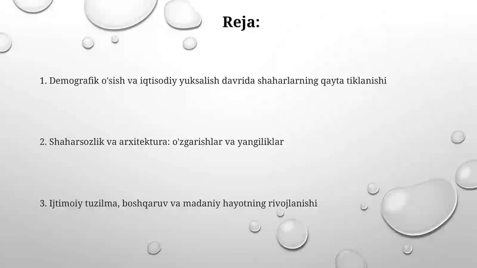 IX-XII asrlar Renessans davridagi shahar taraqqiyoti 2