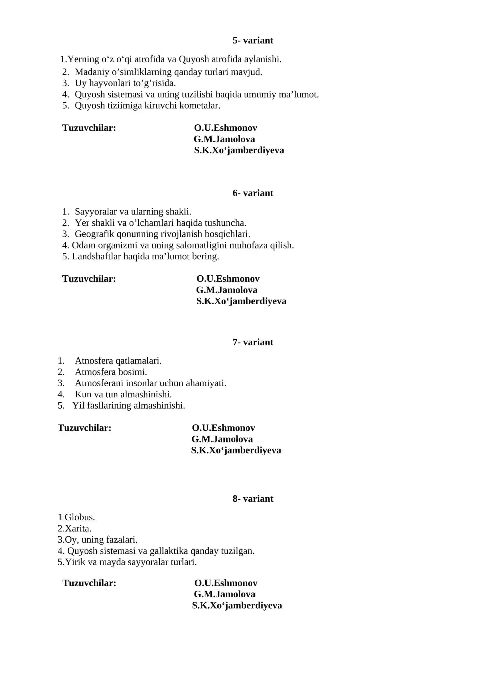 Tabiiy fanlar nazaryasi va metodikasi 1 2