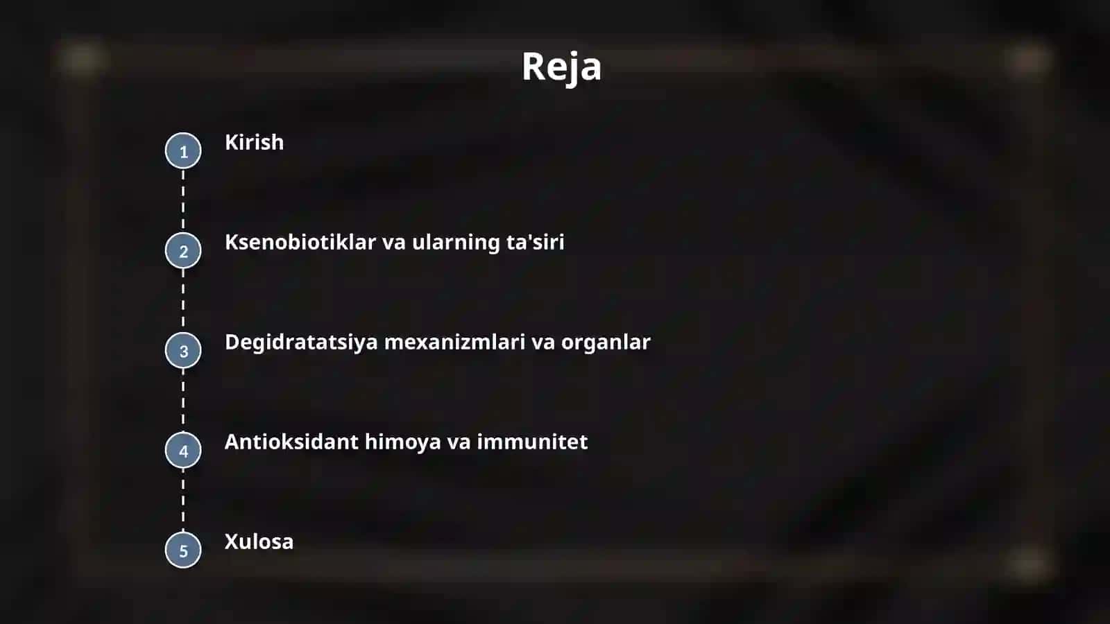Tananing ichki muhitini ksenobiotiklardan himoya qilish mexanizmi 2