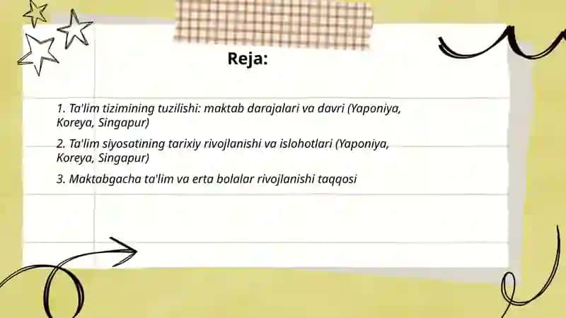 Ta'lim tizmlarini taqqoslash 2