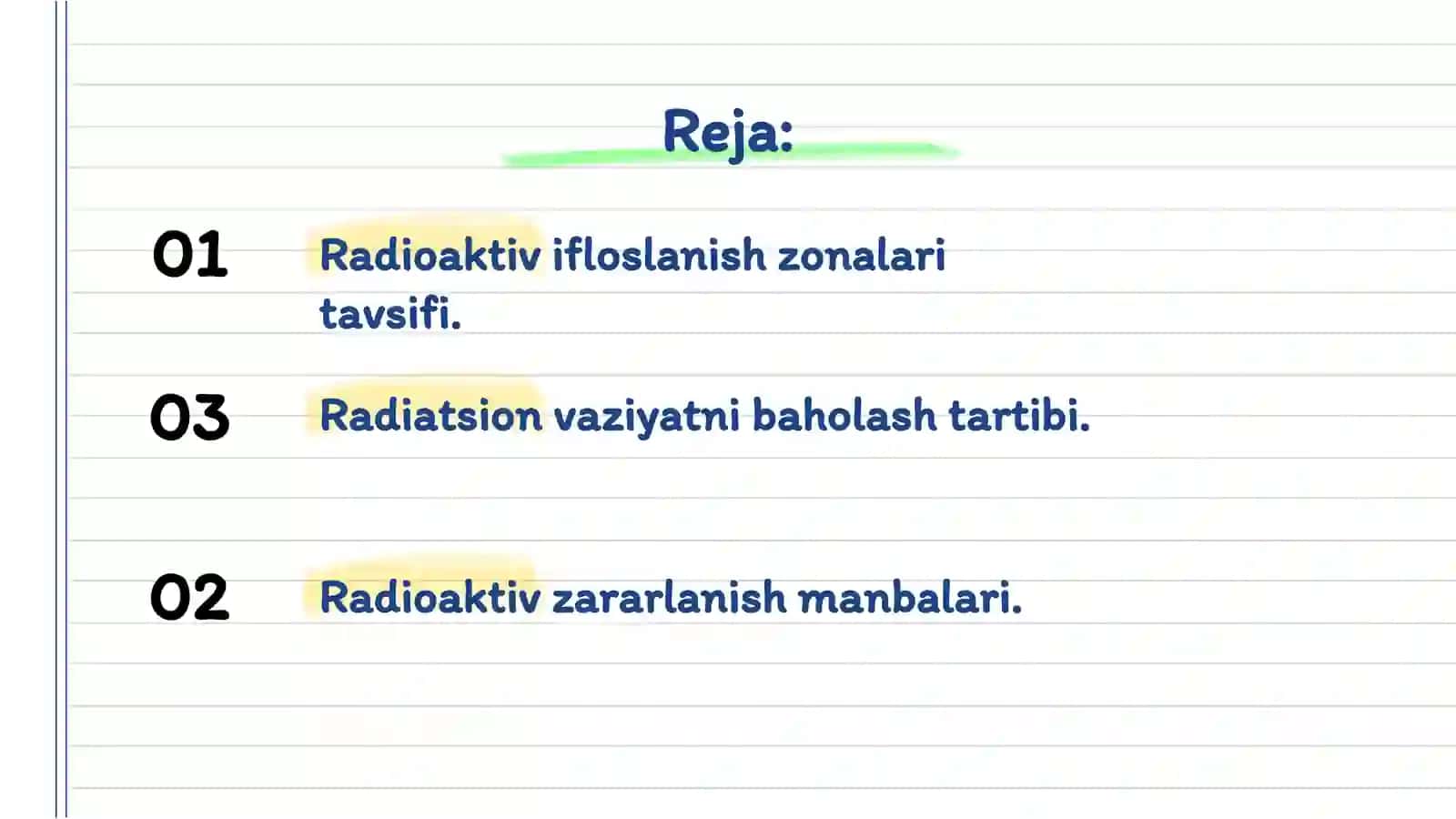 Radioaktiv zararlanish manbalari 2