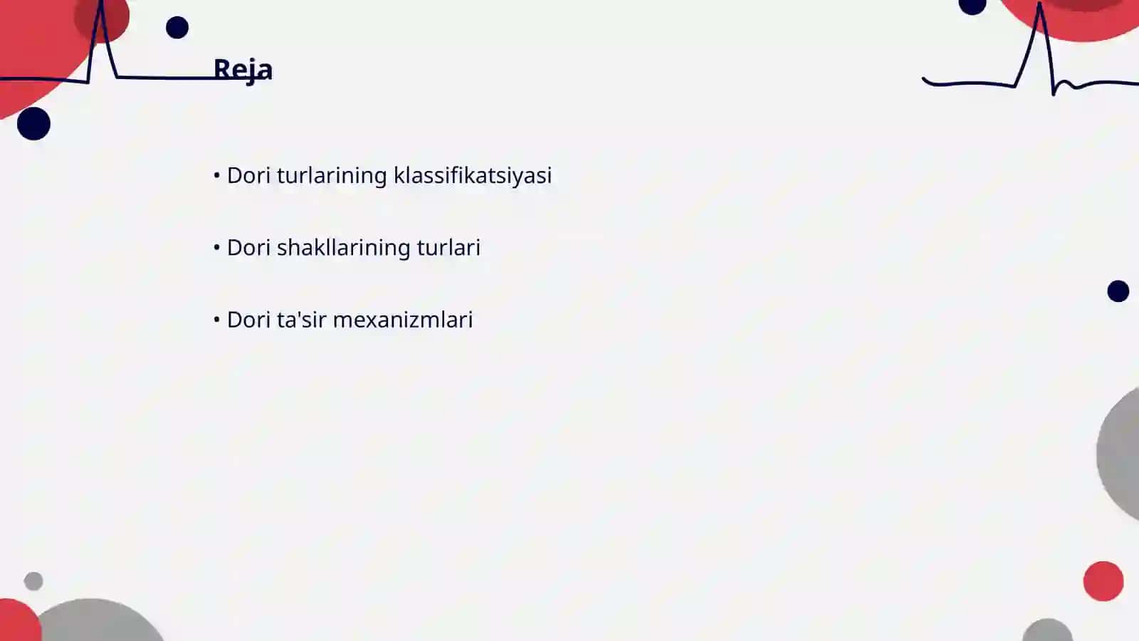 Dori turlari va shakillari 2