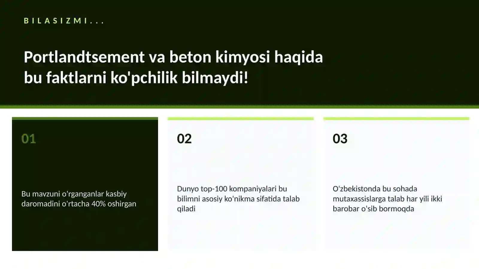KIMYO — UY VAZIFALARI 2
