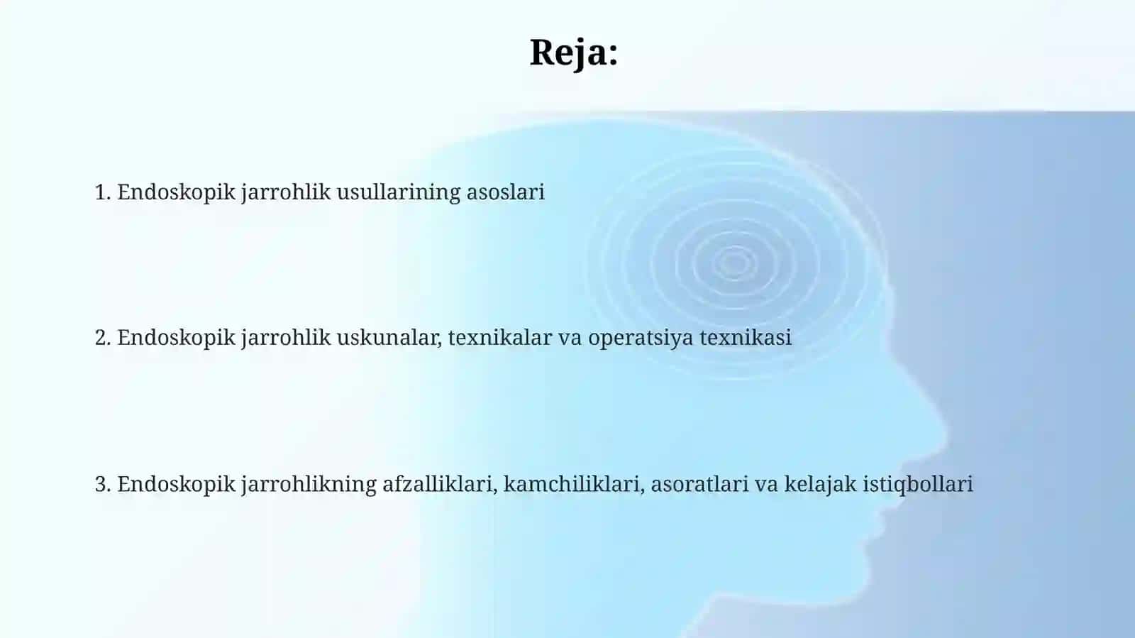 Endoskopik operatsiya usullari 2