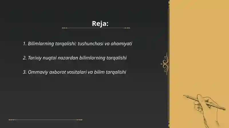 Bilimlarning tarqalishi 2