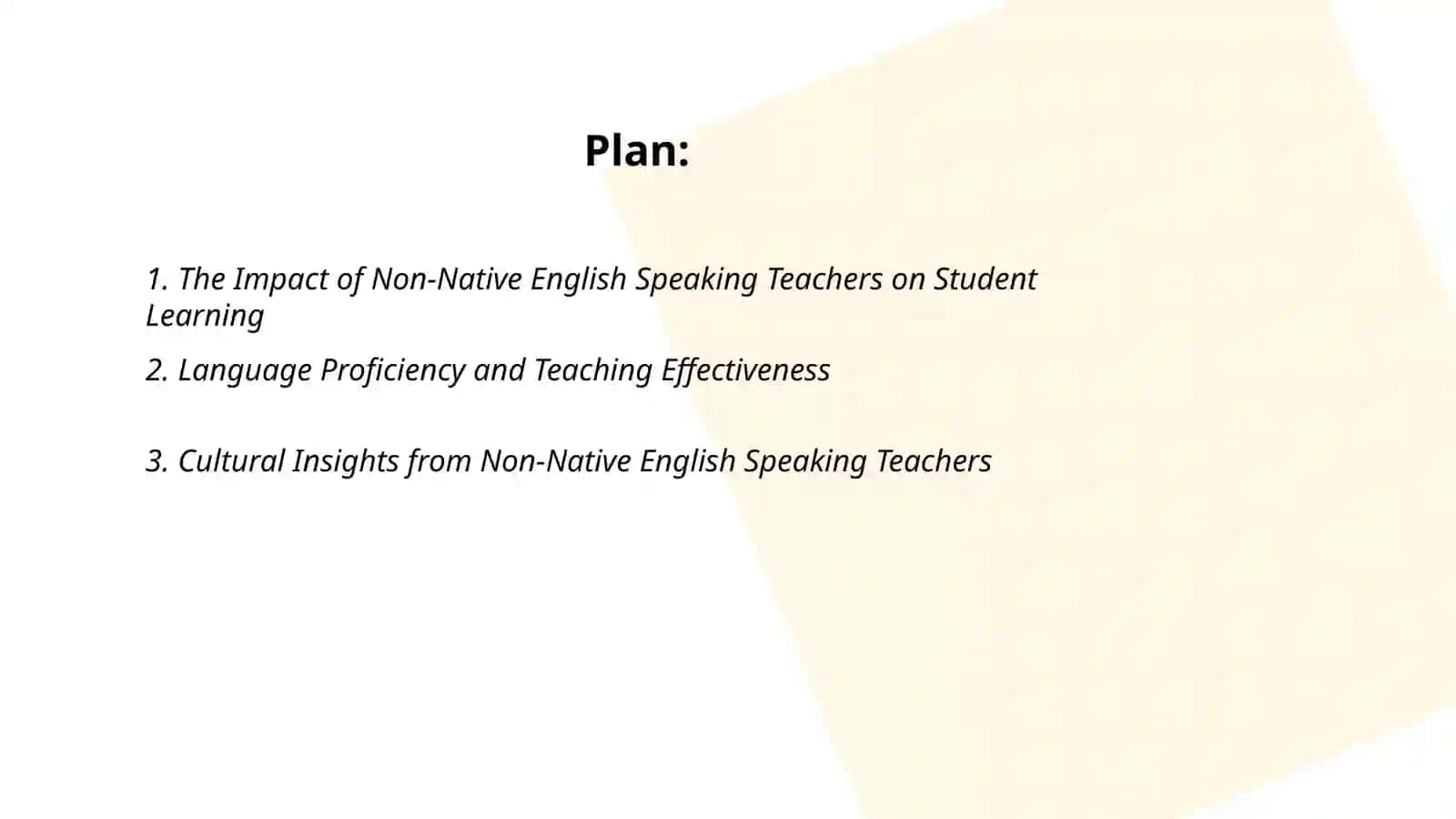 When the teacher is not a native speaker 2