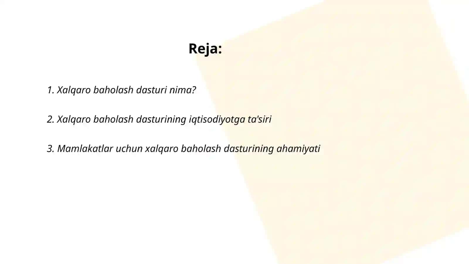 Xalqaro baholash dasturi 2