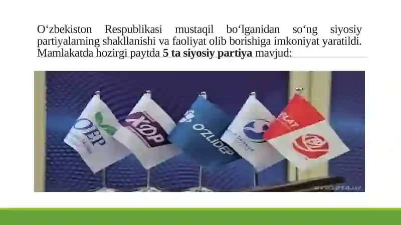 Siyosiy partiyalar 2
