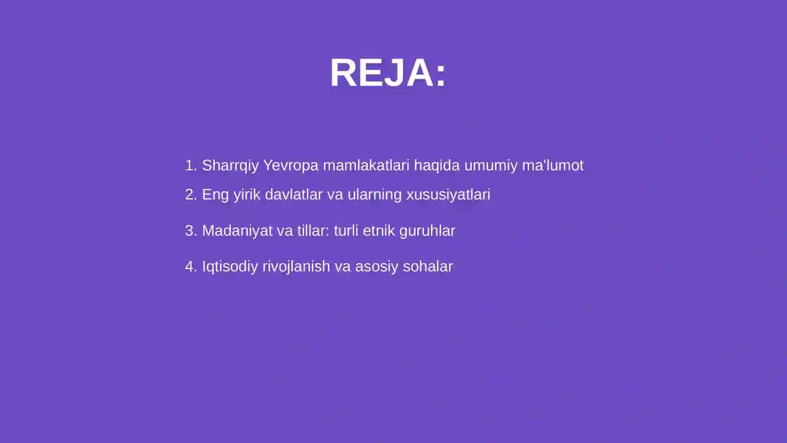 Sharrqiy yevropa mamlakatlari 2