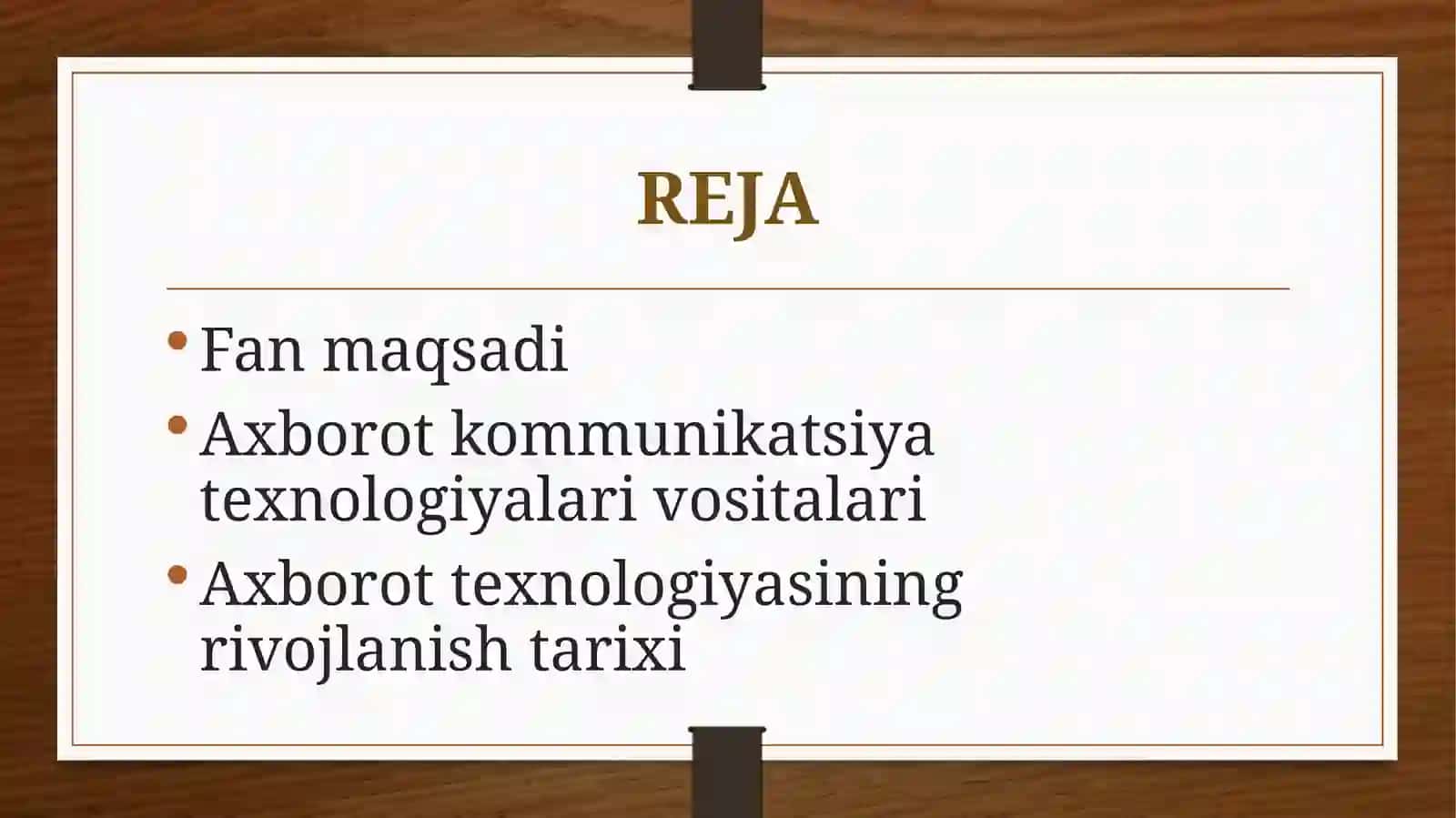 ZAMMONAVIY AXBOROT KOMMUNIKATSIYA TEXNOLOGIYALARINING TUSHUNCHASI VA TASNIFI 2