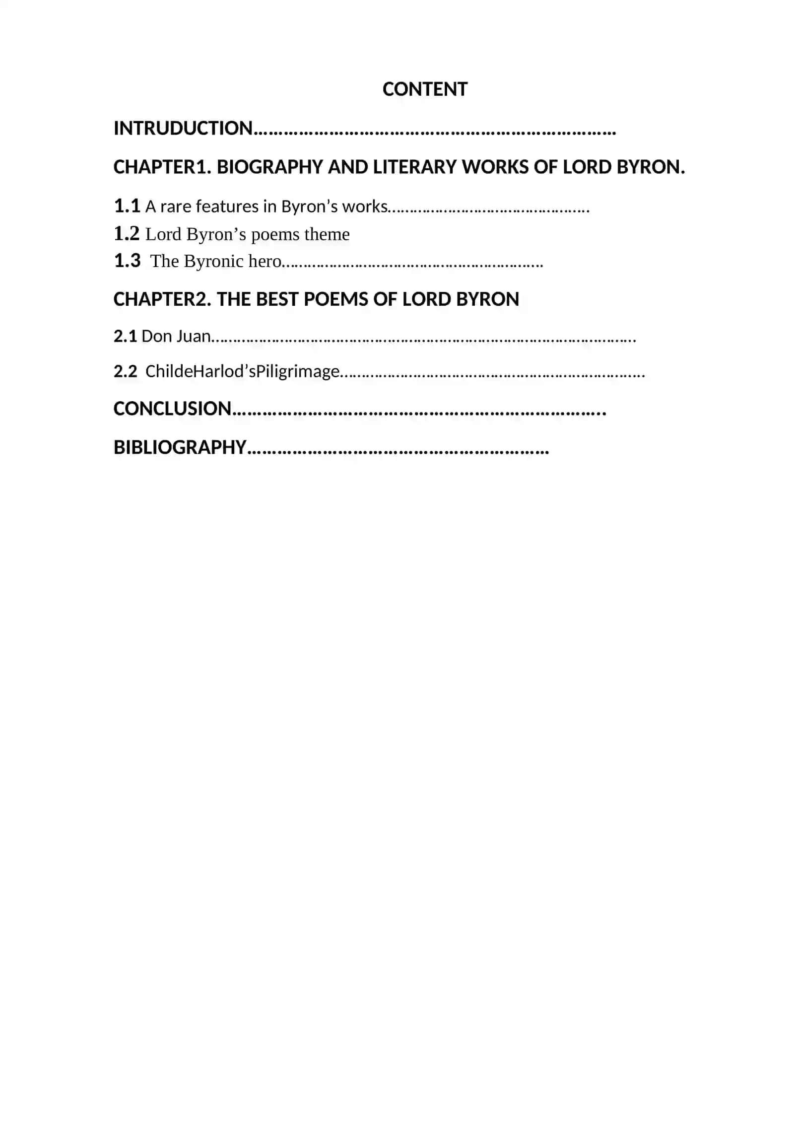 Techniques of G.Byron’s works 2