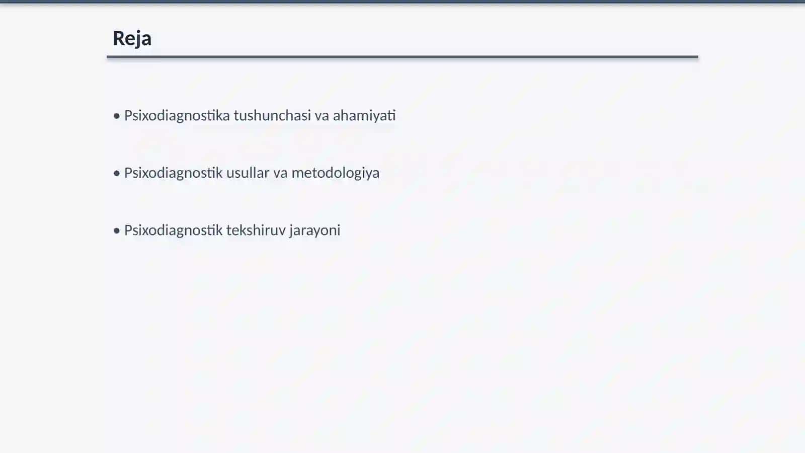 Psixodiagnostik tekshiruv va tadqiqotlar 2
