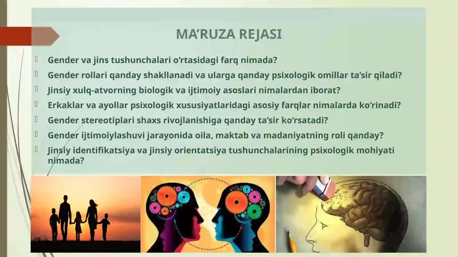 Gender farqlaripsixologiyasi,jinsiyxulq-atvor 2