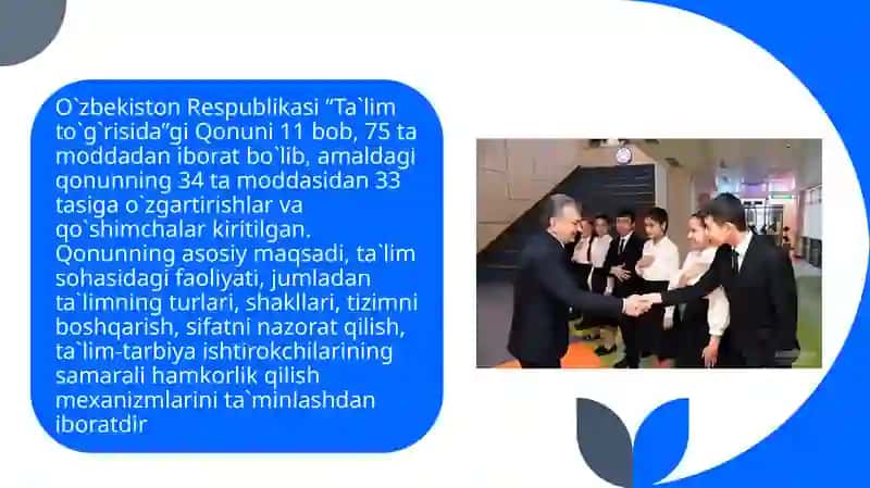 Ta'limto'g'risi bo'yicha qonun 2