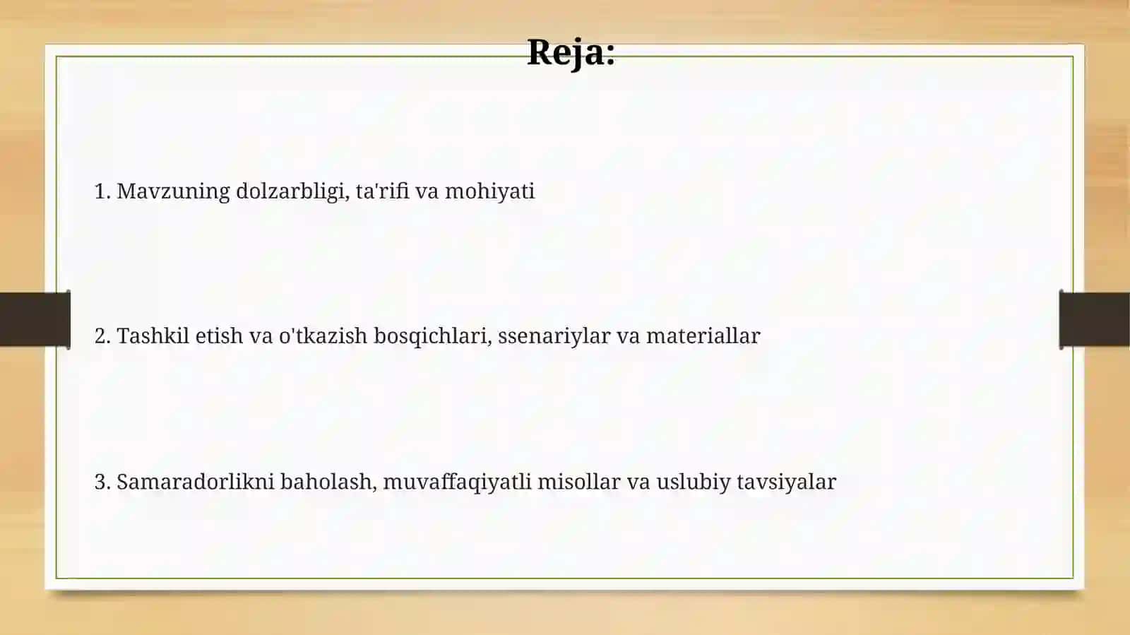 Harbiy-vatanparvarlik tarbiyasida tematik kech va uchrashuvlarahamiyati 2