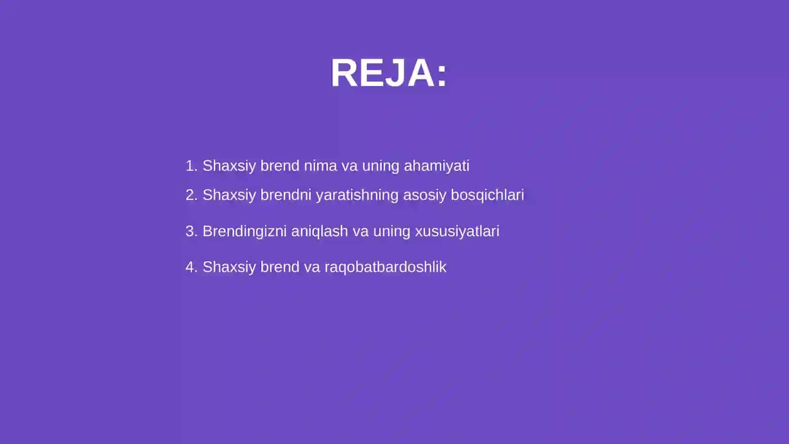 Shaxsiy brend va uning ahamiyati 2