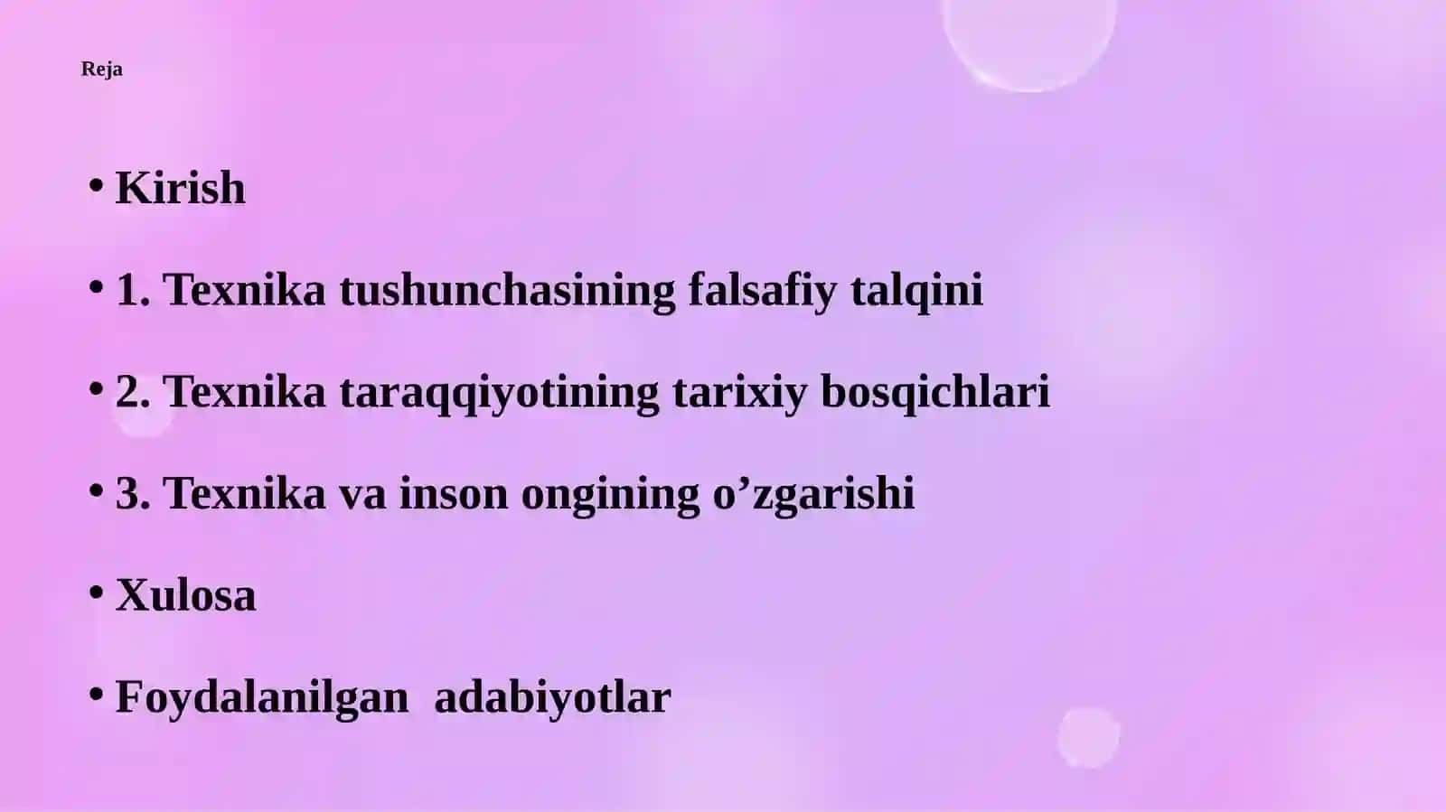Texnika va inson o’rtasidagi murakkab munosabatlar 2