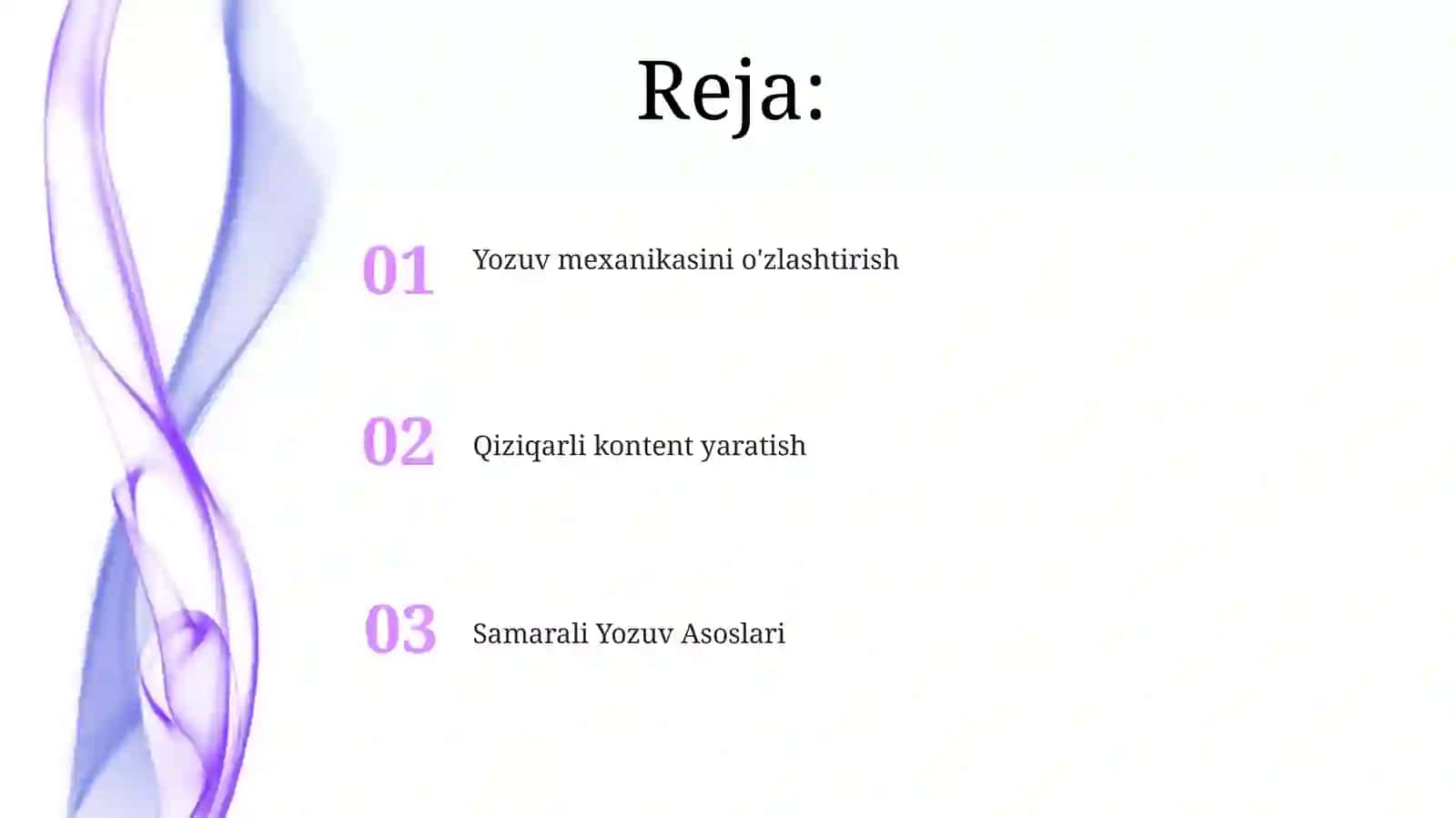 Samarali Yozuv Asoslari 2