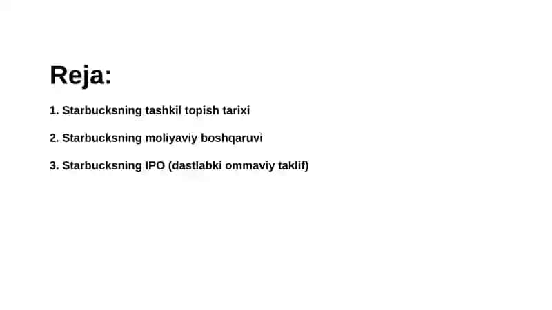 Starbucksning tashkil topishtarixi 2