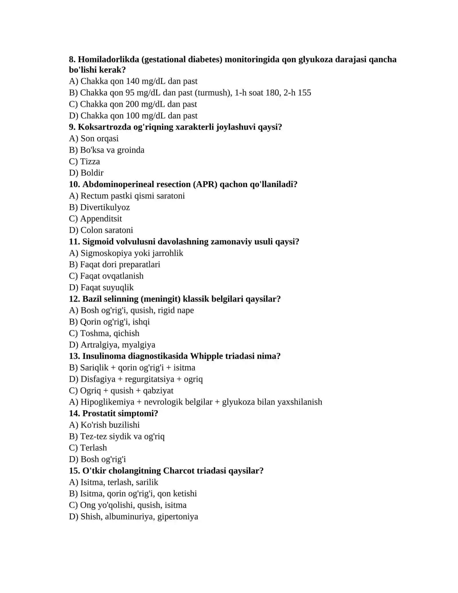 Kardiologiya savollari 2