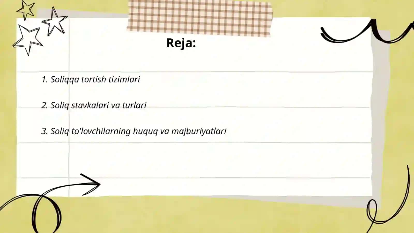 Soliqqa tortish tizimlari 2