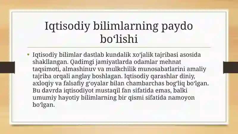 Iqtisodiyot Nazariyasi 2