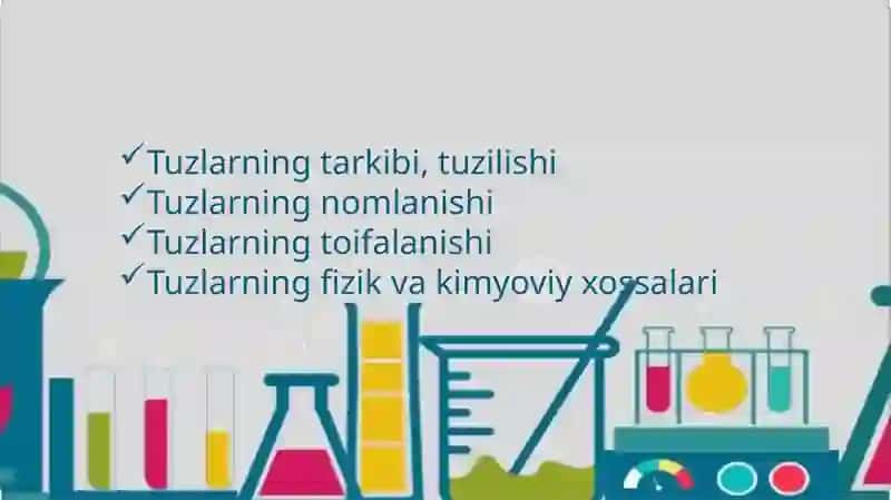 Tuzlar.Tuzlartarkibi,tuzilishivanomlanishi 2