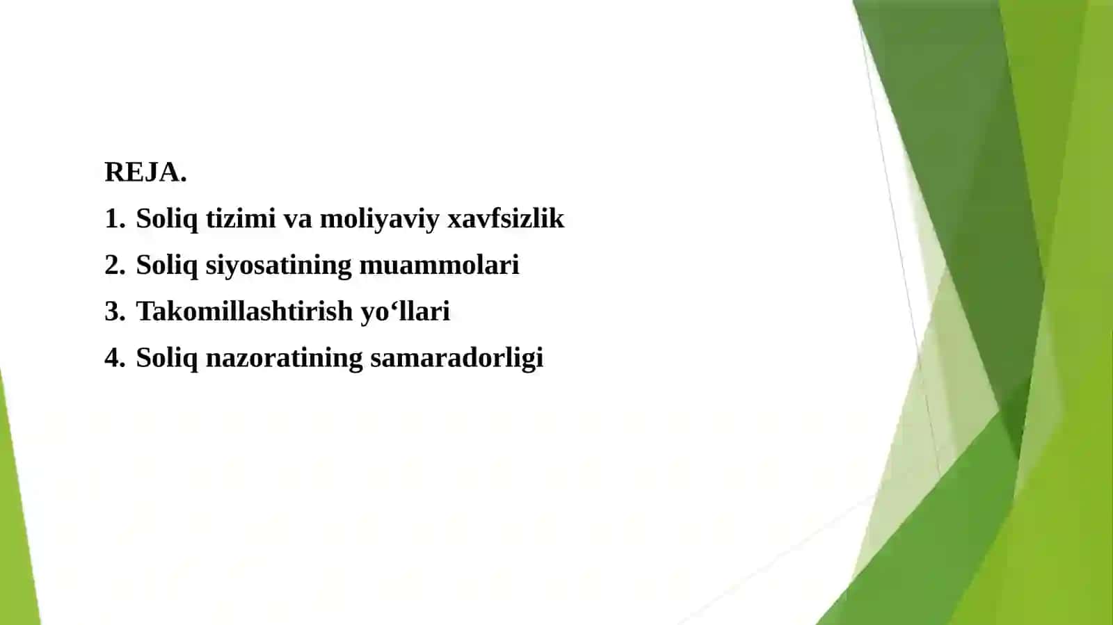 Moliyaviy xavfsizlik 2