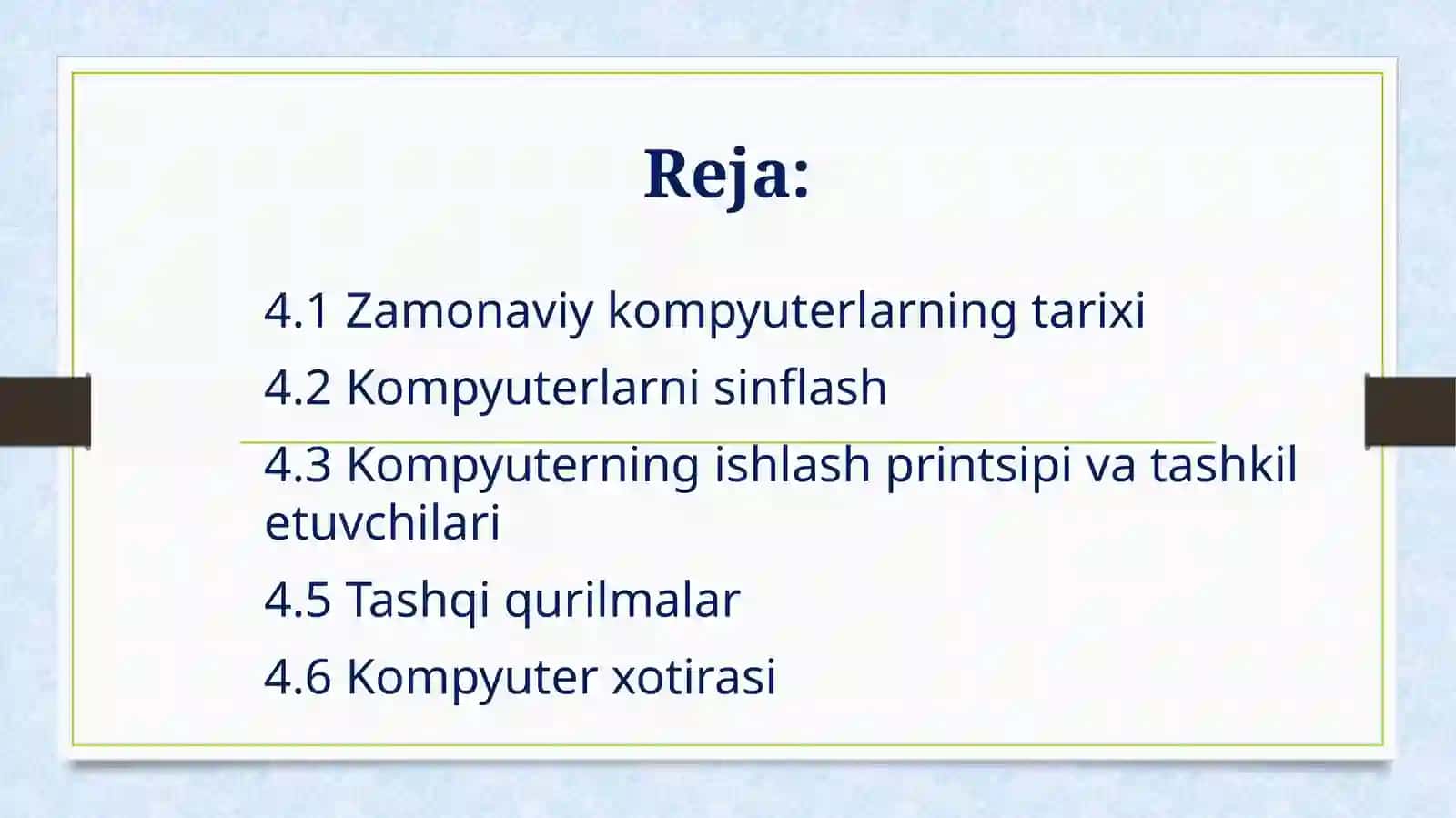 Zamonaviy kompyuterlarning tarixi 2
