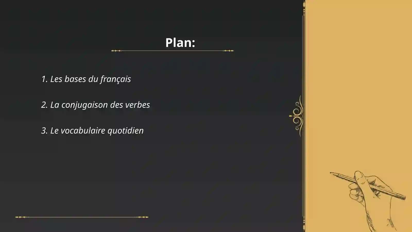 Les bases du français 2