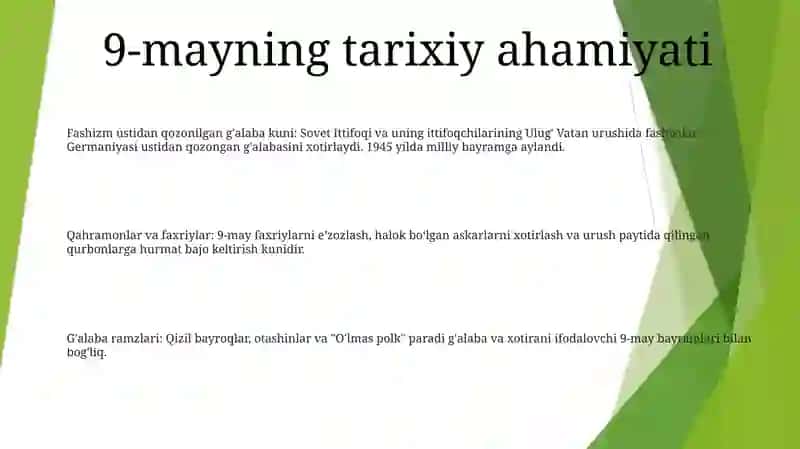 9-May Xotira Va Qadrlash Kuni 2